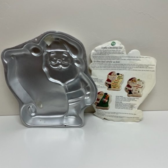 Wilton Santa Checking List Cake Pan - Vintage - Picture 4 of 5